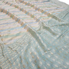 Vibrant Banarasi Georgette Saree with Brush Dyed Design - Luxurion World