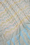 Vibrant Banarasi Georgette Saree with Brush Dyed Design - Luxurion World