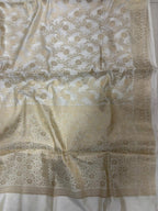 Stunning Dyeable Banarasi Pure Chiniya Silk Saree - Luxurion World