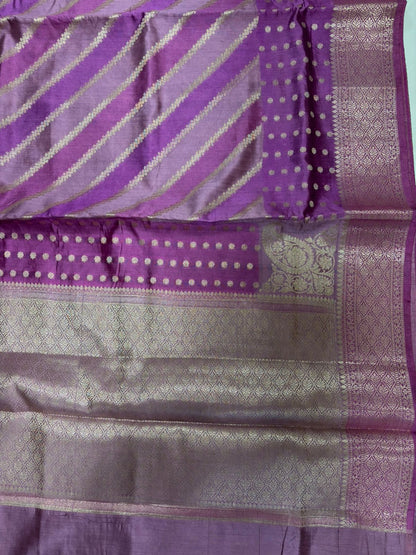 Exquisite Multicolor Banarasi Pure Chiniya Silk Saree - Luxurion World