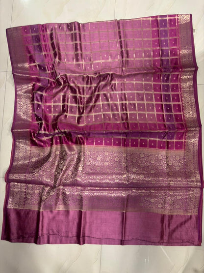 Exquisite Multicolor Banarasi Chiniya Silk Saree - Pure Elegance - Luxurion World