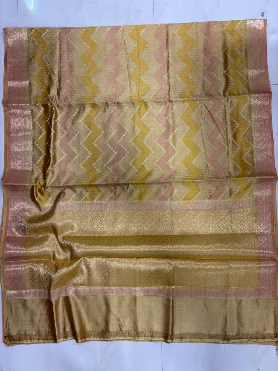 Exquisite Multicolor Banarasi Silk Saree - Luxurion World