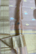 Exquisite Pink Banarasi Handloom Silk Saree - Luxurion World