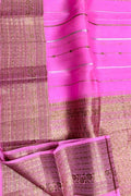 Elegant Pink Banarasi Handloom Silk Saree - Luxurion World