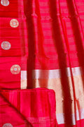 Exquisite Pink Banarasi Silk Saree - Handloom Beauty - Luxurion World