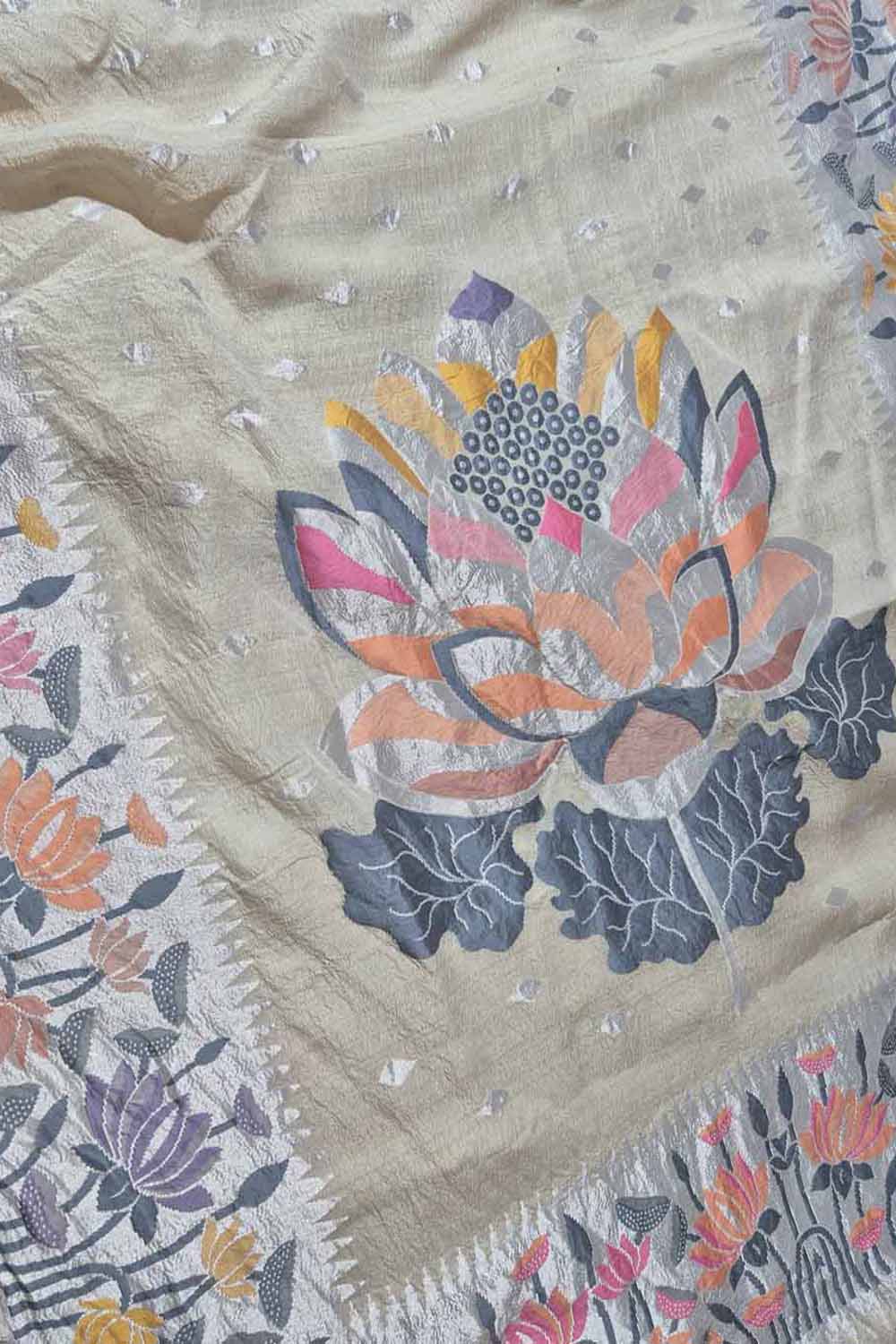 Exquisite Dyeable Banarasi Handloom Pure Tussar Georgette Meenakari Saree - Luxurion World