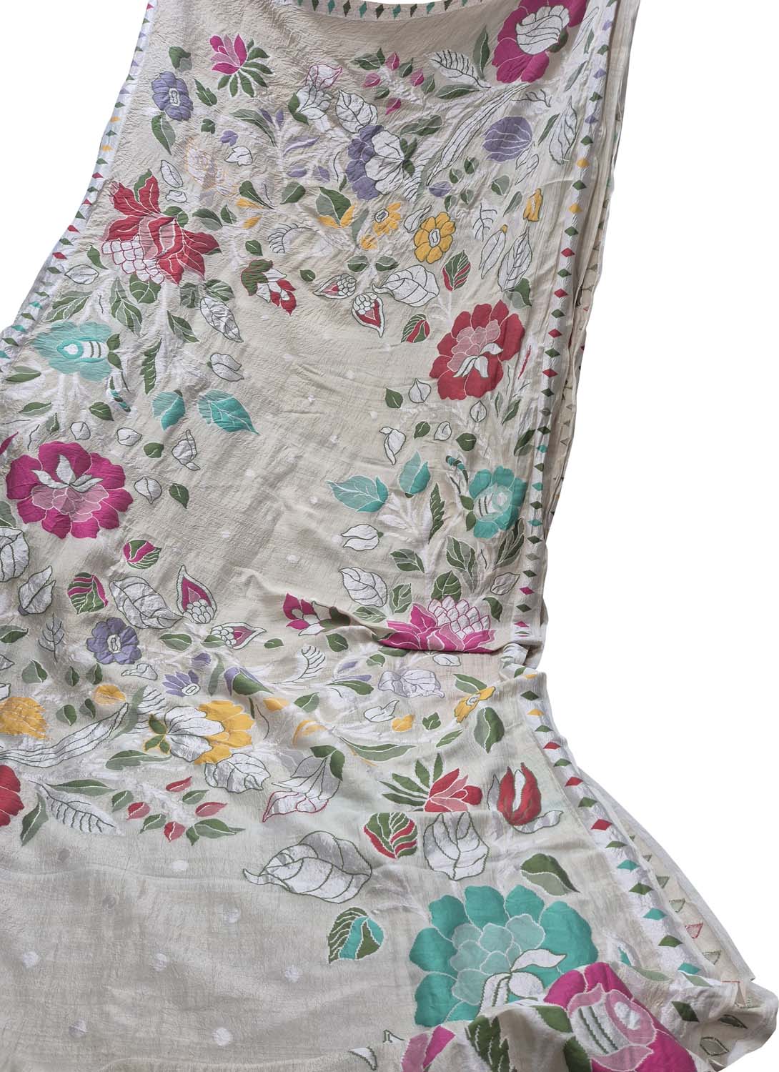 Exquisite Dyeable Banarasi Handloom Pure Tussar Georgette Meenakari Saree - Luxurion World