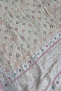 Exquisite Dyeable Banarasi Handloom Pure Tussar Georgette Meenakari Saree - Luxurion World