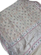 Exquisite Dyeable Banarasi Handloom Pure Tussar Georgette Meenakari Saree - Luxurion World