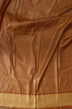 Exquisite Wine Banarasi Handloom Pure Katan Silk Meenakari Saree - Luxurion World