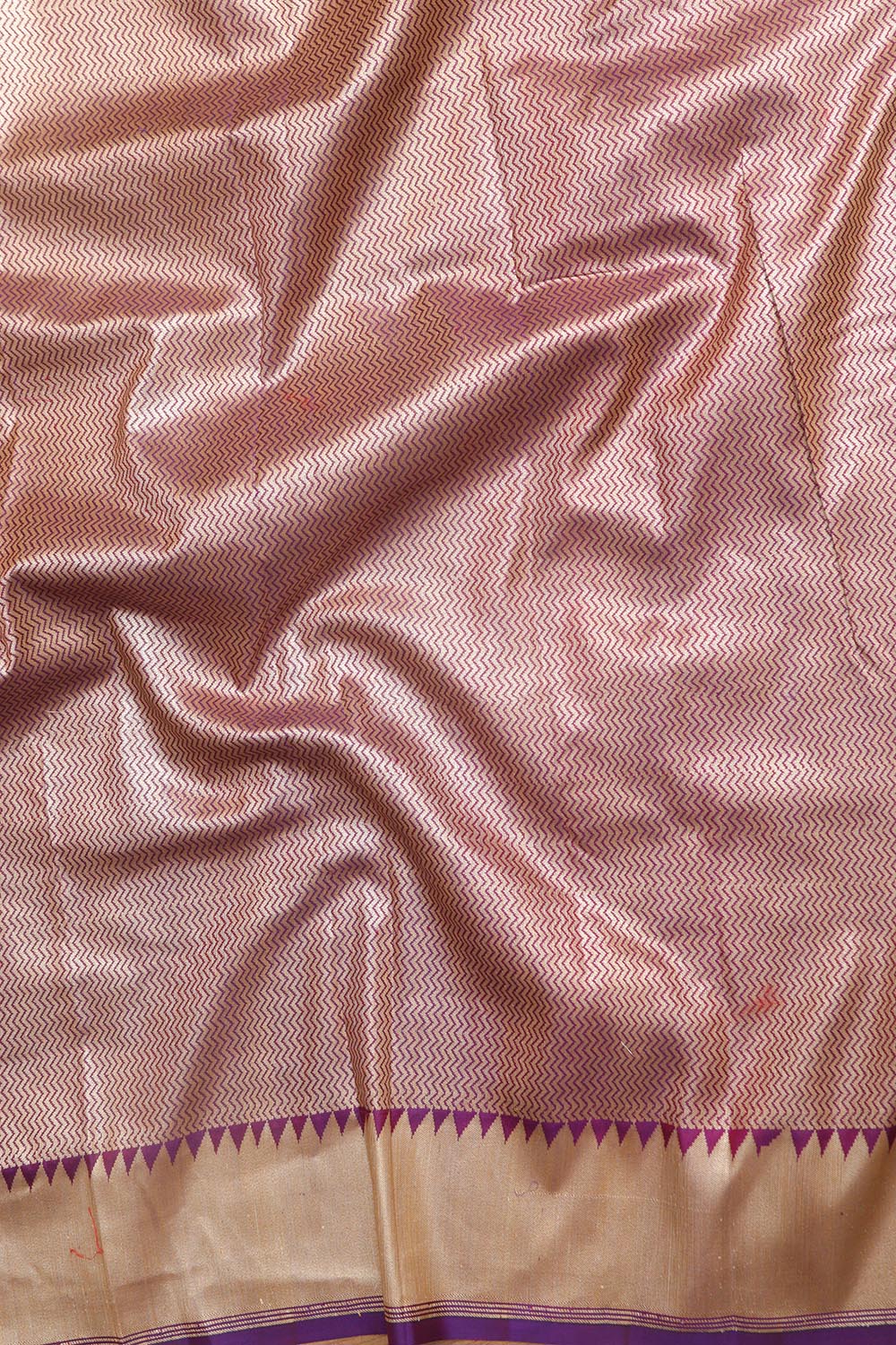 Exquisite Pink Banarasi Handloom Pure Katan Silk Meenakari Saree - Luxurion World