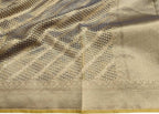 Black And Golden Banarasi Handloom Soft Tissue Silk Saree - Luxurion World