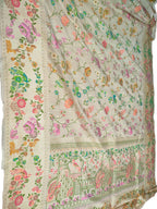 Dazzling Dyeable Handloom Banarasi Tussar Silk Meenakari Saree - Luxurion World