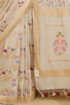Dyeable Handloom Banarasi Pure Moonga Silk Meenakari Saree - Luxurion World