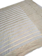 Stunning Dyeable Handloom Banarasi Pure Georgette Saree - Luxurion World