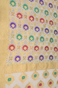 Exquisite Dyeable Banarasi Handloom Pure Georgette Silk Meenakari Saree - Luxurion World