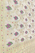 Dyeable Banarasi Handloom Pure Tussar Silk Meenakari Flower Design Saree - Luxurion World