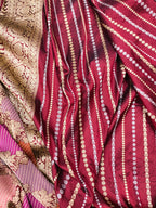 Multicolor Handloom Banarasi Pure Katan Silk Saree - Luxurion World