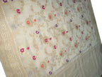 Exquisite Dyeable Banarasi Handloom Pure Moonga Silk Meenakari Saree - Luxurion World