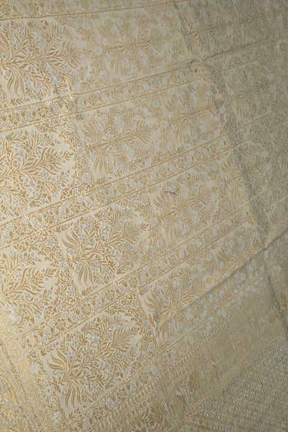 Exquisite Dyeable Banarasi Handloom Pure Moonga Silk Sona Roopa Saree - Luxurion World