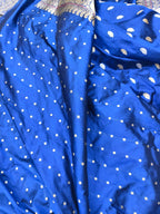 Blue Handloom Banarasi Katan Silk Saree - Elegant and Timeless - Luxurion World