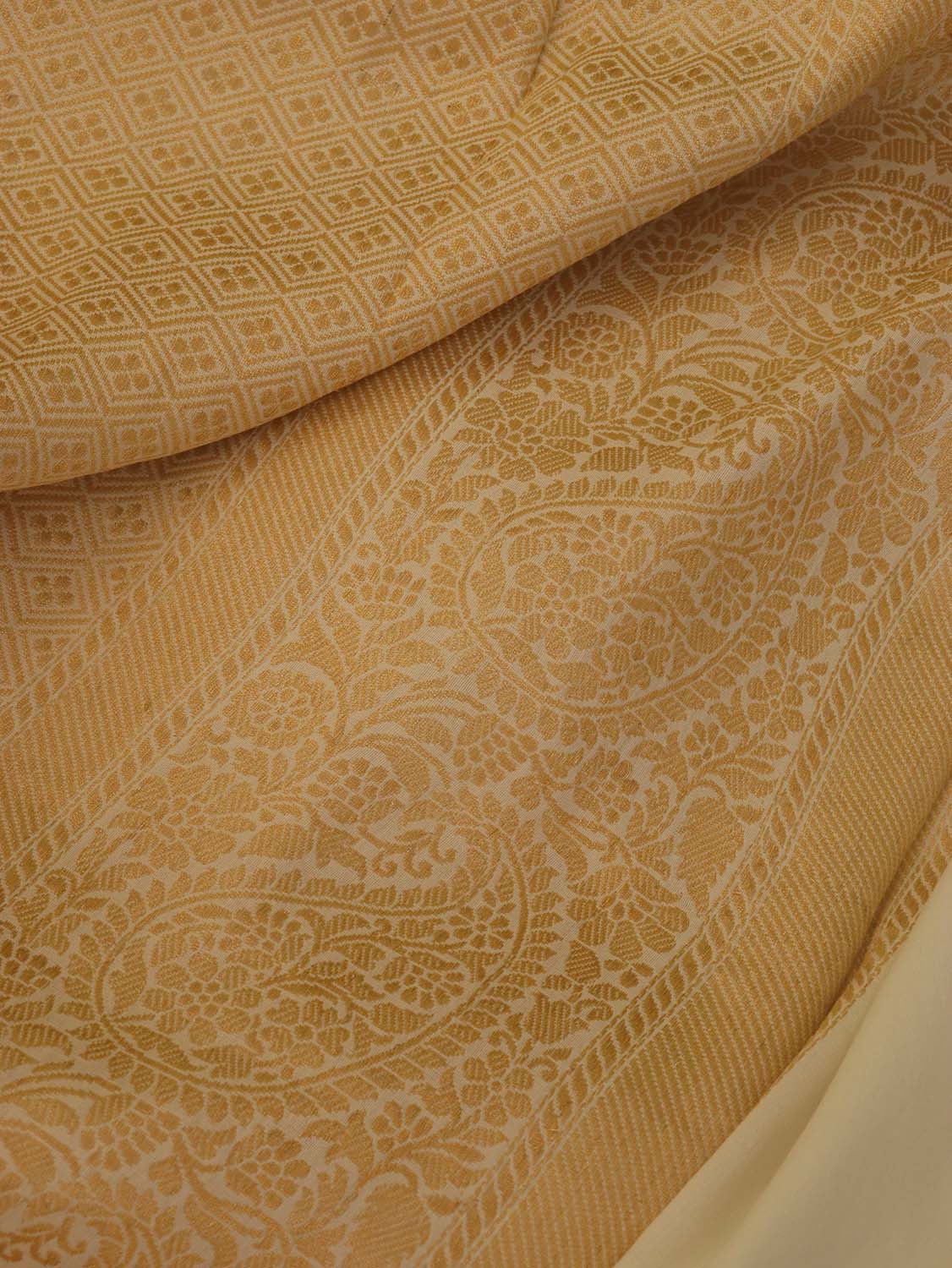 Dyeable Banarasi Handloom Pure Chiniya Silk Saree - Luxurion World