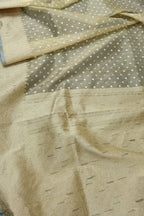 Pastel Banarasi Tissue Silk Saree - Handloom Elegance - Luxurion World