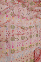 Pretty in Pink: Banarasi Handloom Cotton Saree - Luxurion World