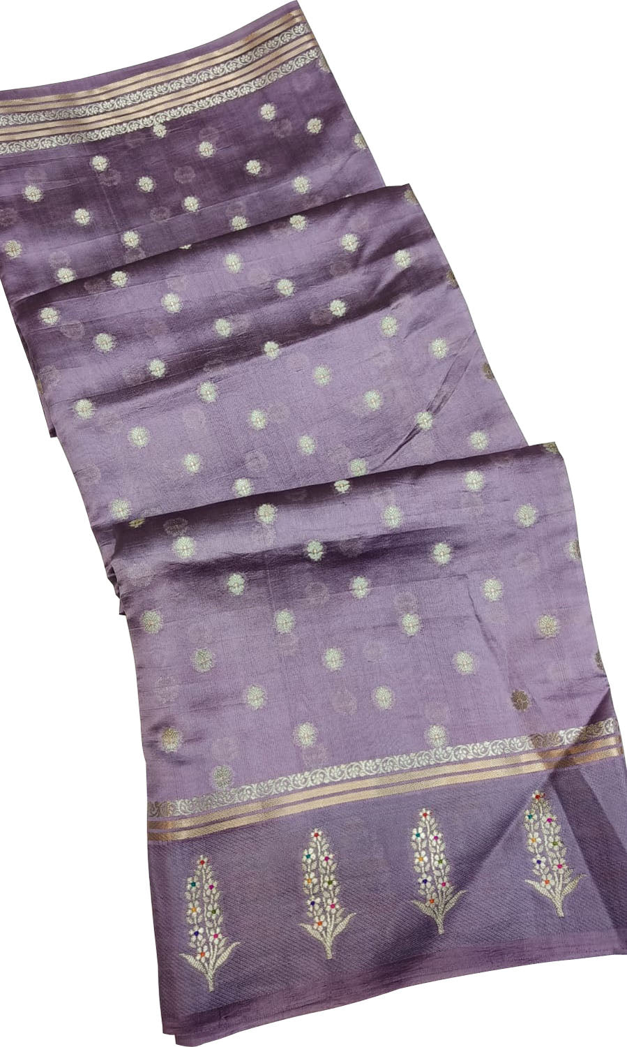 Regal Purple Banarasi Silk Saree - Timeless Elegance - Luxurion World