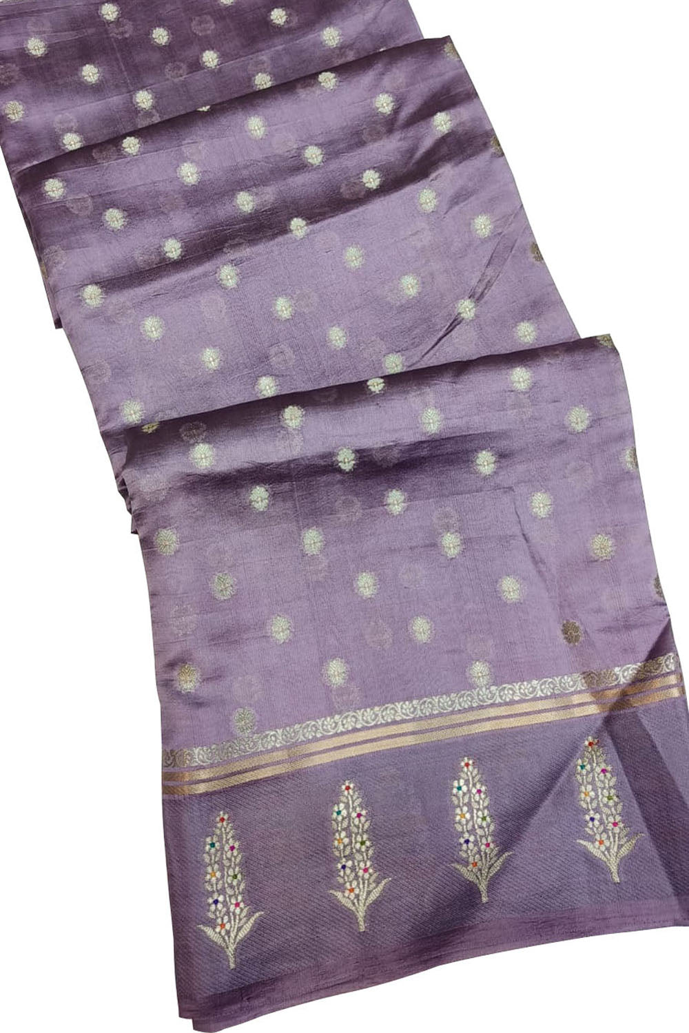 Regal Purple Banarasi Silk Saree - Timeless Elegance - Luxurion World