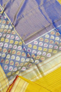 Elegant Blue Banarasi Handloom Tissue Katan Silk Saree - Luxurion World