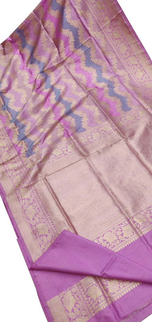 Exquisite Multicolor Banarasi Handloom Pure Katan Silk Rangkat Saree - Luxurion World