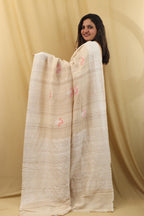 Elegant Dyeable Banarasi Tussar Georgette Saree - Luxurion World