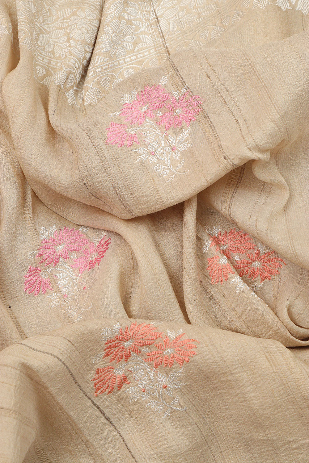 Elegant Dyeable Banarasi Tussar Georgette Saree - Luxurion World