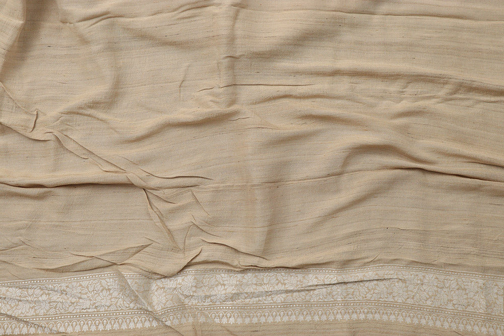 Elegant Dyeable Banarasi Tussar Georgette Saree - Luxurion World