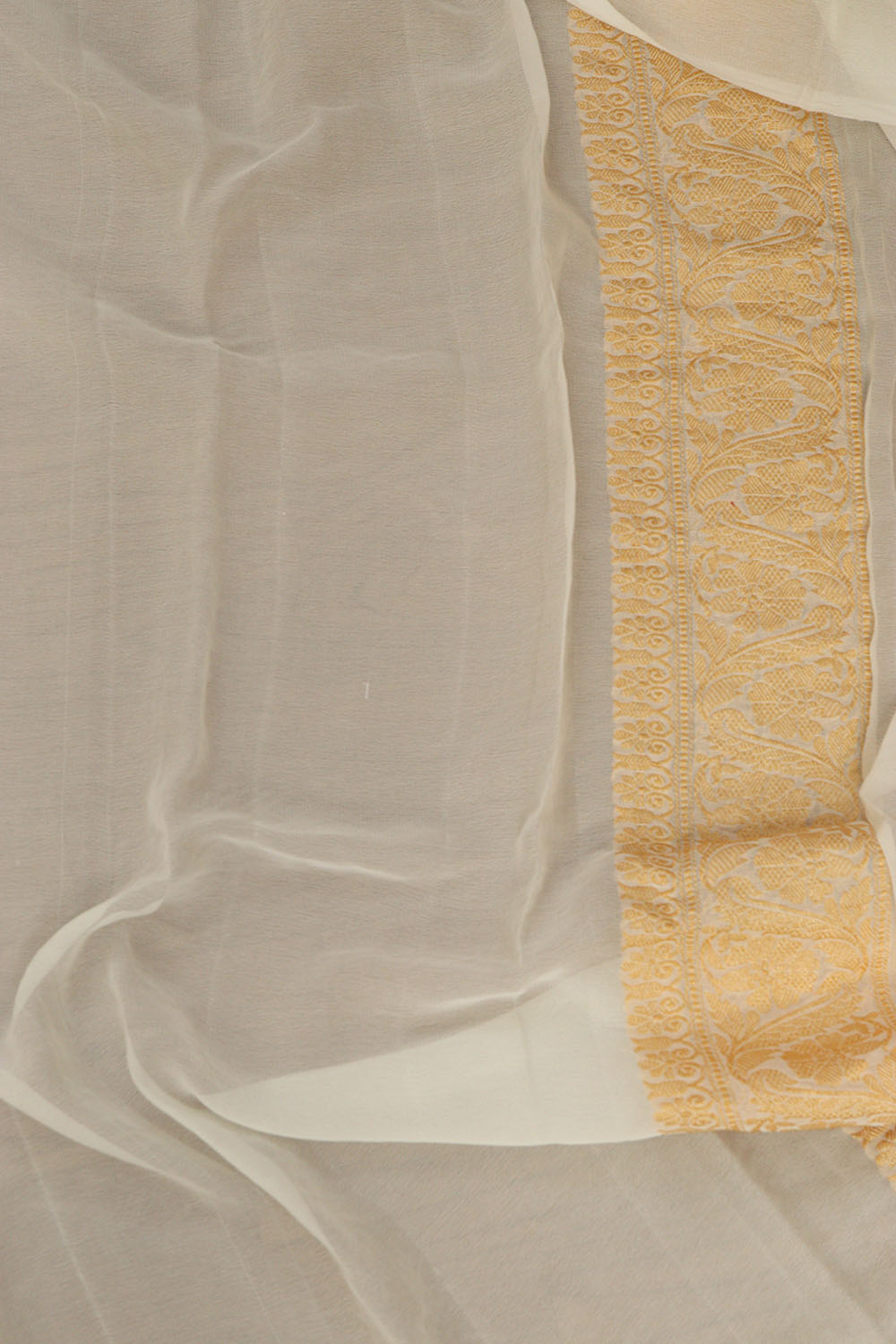 Colorful Banarasi Tussar Georgette Saree - Dyeable and Vibrant - Luxurion World