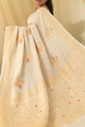 Elegant Dyeable Banarasi Tussar Georgette Saree - Luxurion World