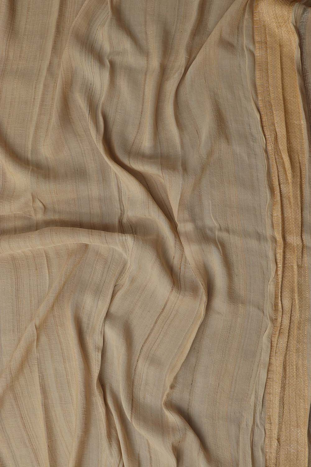 Elegant Dyeable Banarasi Tussar Georgette Saree - Luxurion World