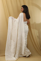 Elegant Dyeable Banarasi Handloom Pure Georgette Saree - Luxurion World