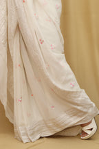Exquisite Dyeable Banarasi Georgette Saree - Luxurion World