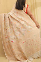Exquisite Dyeable Banarasi Tussar Georgette Saree - Luxurion World