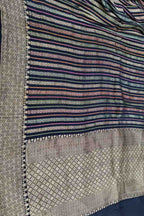 Exquisite Multicolor Handloom Banarasi Pure Tussar Georgette Saree - Luxurion World