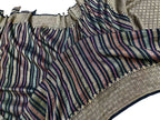Exquisite Multicolor Handloom Banarasi Pure Tussar Georgette Saree - Luxurion World
