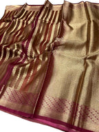 Exquisite Multicolor Banarasi Organza Silk Saree - Luxurion World
