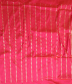 Pink Shot Banarasi Handloom Pure Katan Silk Kadwa Saree - Luxurion World