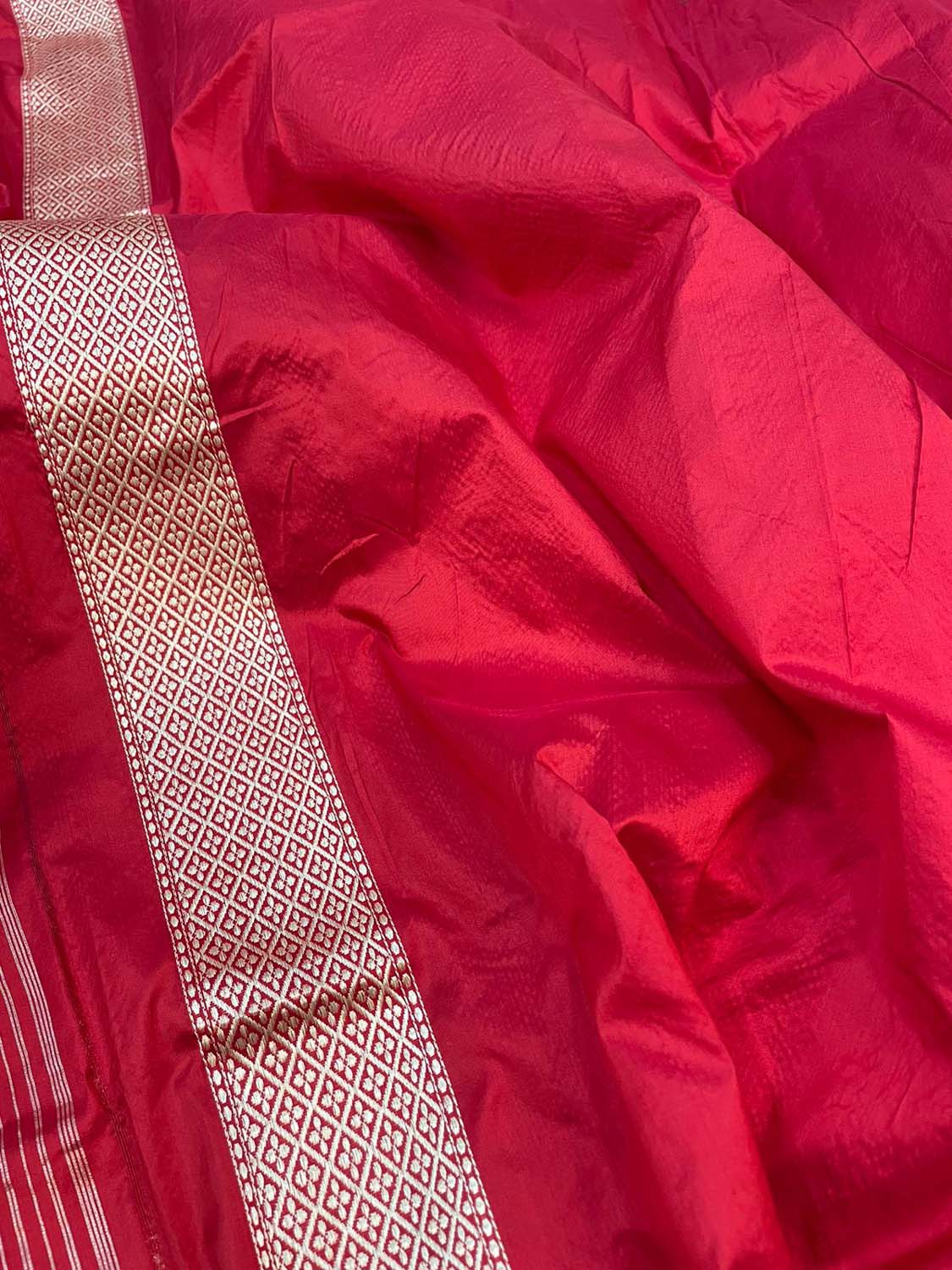 Exquisite Multicolor Banarasi Handloom Rangkat Pure Katan Silk Saree - Luxurion World
