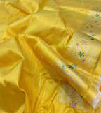 Exquisite Multicolor Banarasi Handloom Rangkat Pure Katan Silk Saree - Luxurion World