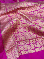 Exquisite Multicolor Banarasi Handloom Rangkat Pure Katan Silk Saree - Luxurion World