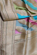 Exquisite Multicolor Banarasi Handloom Pure Katan Silk Rangkat Saree - Luxurion World