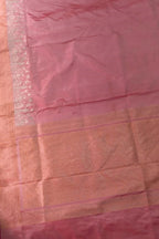 Pink Pure Katan Silk Banarasi Handloom Saree - Luxurion World